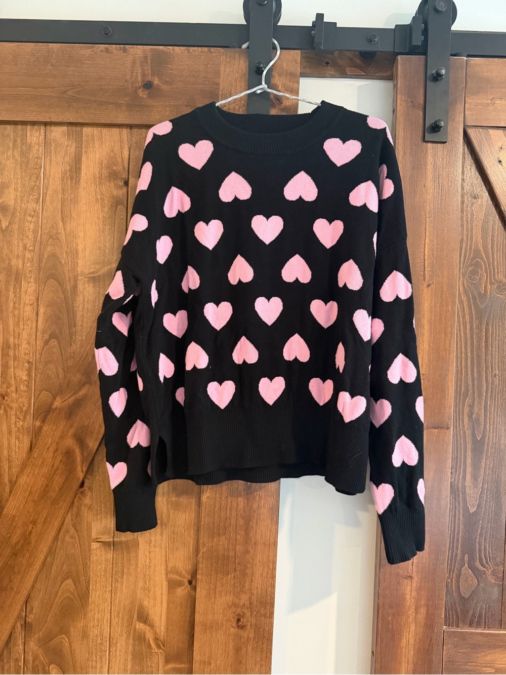 Beach Riot Callie Oversized Heart Sweater